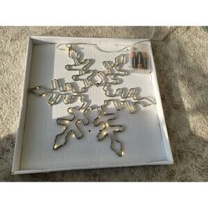 Studio Decor Holiday Marquee 11.75" Lighted Christmas Snowflake In Box